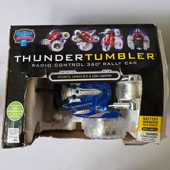 Thunder Tumbler Radio Control 360° Rally Car 2012 Multi-Directional LED Lights & - Picture 13 of 16